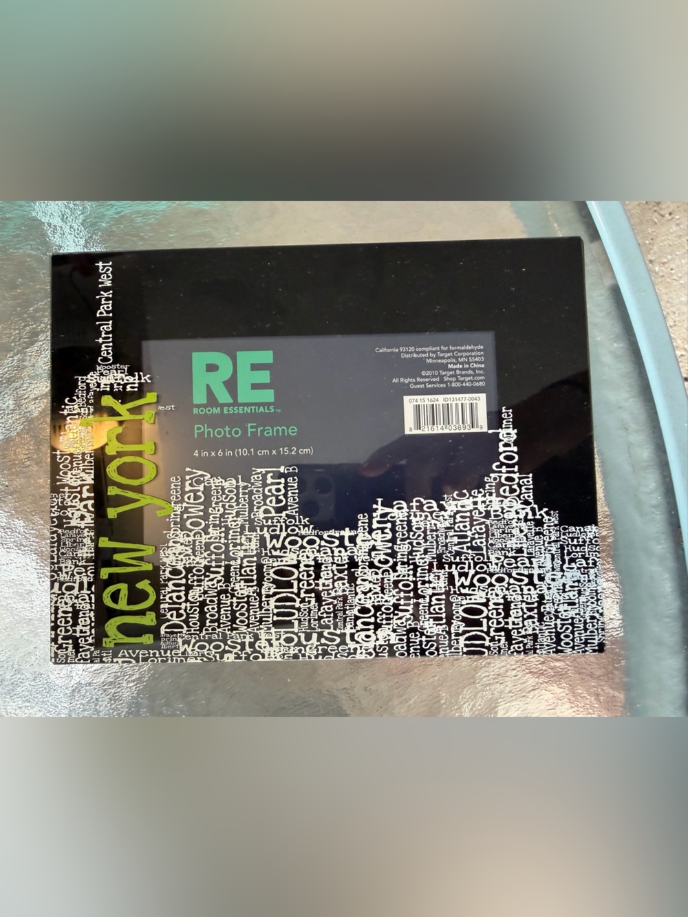 Room Essentials Black New York City Frame